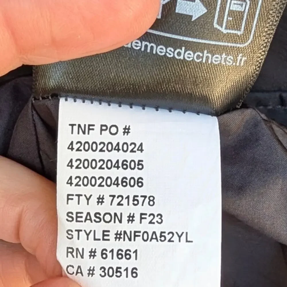 The North Face TNF City Breeze Rain Parka Jacket Womens XL Black Hooded - Picture 10 of 13